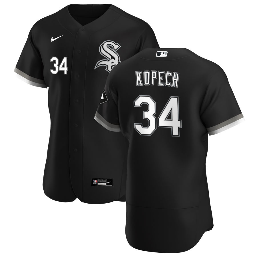 Chicago White Sox #34 Michael Kopech Men Nike Black Alternate 2020 Authentic Player MLB Jersey->chicago white sox->MLB Jersey